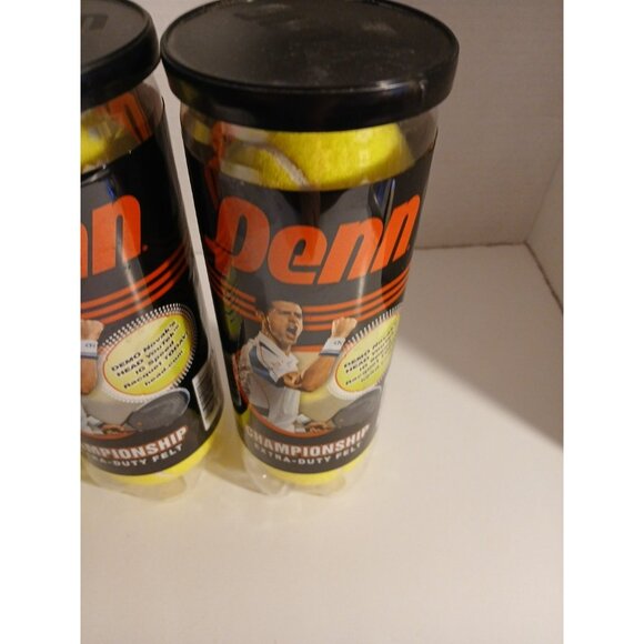Lot Of 3 Penn Championship Extra-Duty Felt Tennis Balls Can - 3 Count per Can - Picture 5 of 12